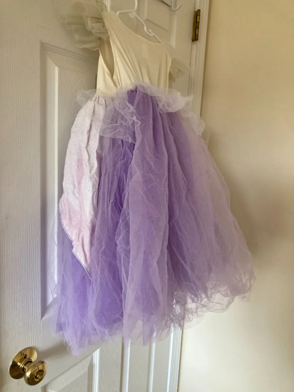 Pottery Barn Kids Paper Flower Fairy Halloween Costume (Dress Only), size 7-8